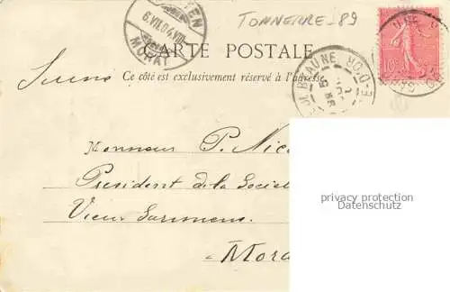 AK / Ansichtskarte Tonnerre_AVALLON_89_Yonne Eglise Saint Pierre et Clocher 