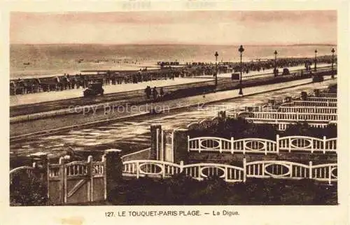 AK / Ansichtskarte LE_TOUQUET PARIS PLAGE_62_Pas de Calais La Digue 