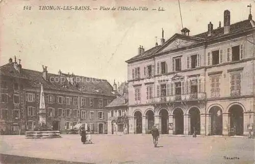 AK / Ansichtskarte Thonon les Bains_74_Haute Savoie Place de l Hotel de Ville 