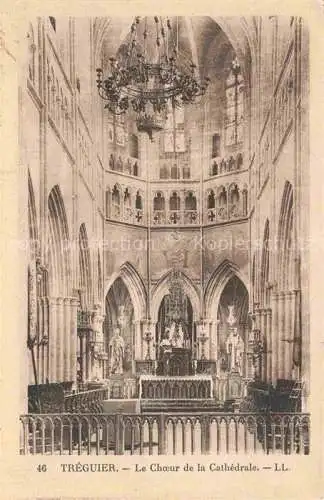 AK / Ansichtskarte Treguier_Cotes_d_Armor_Lannion_22_Cotes d_Armor La Choeur de la Cathedrale 