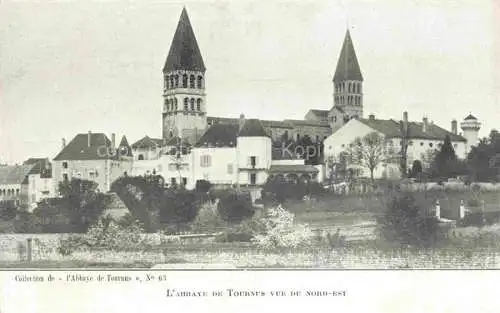 AK / Ansichtskarte Tournus_MACON_71_Saone et Loire Abbaye de Tournus vue du Nord Est 