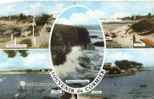 AK / Ansichtskarte Cormier_Le_La_Plaine sur Mer_44_Loire Atlantique Jardin Plage Port Rocher sur Port Giraud 