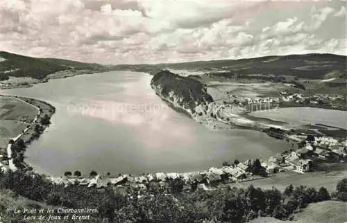 AK / Ansichtskarte Les_Charbonnieres_VD Vue panoramique Pont Lacs de Joux et Brenet 