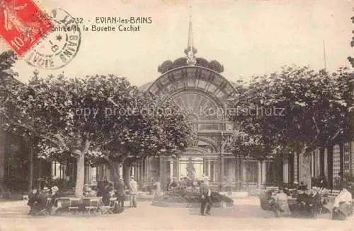 AK / Ansichtskarte Evian les Bains_74_Haute Savoie Entree de la Buvette Cachat 