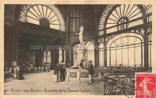 AK / Ansichtskarte Evian les Bains_74_Haute Savoie Buvette de la Source Cachat 