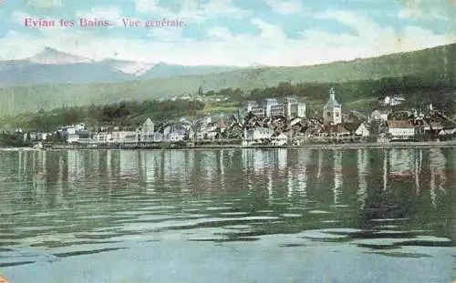 AK / Ansichtskarte Evian les Bains_74_Haute Savoie Vue generale et la Dent d Oche 