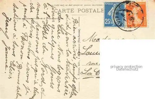 AK / Ansichtskarte Evian les Bains_74_Haute Savoie Le port Lac Leman Dent d Oche 
