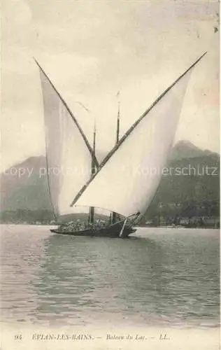 AK / Ansichtskarte Evian les Bains_74_Haute Savoie Bateau du Lac 