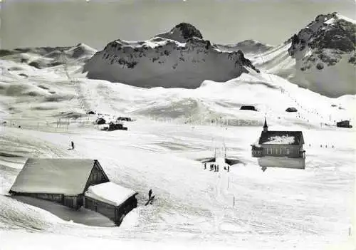 AK / Ansichtskarte Melchsee Frutt Wintersportplatz Alpen Skilift Erzegg und Balmeregghorn Melchsee Frutt