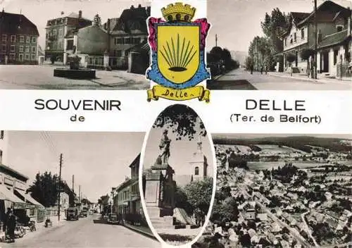 AK / Ansichtskarte Delle_90_Belfort Vues d ensemble Monument vue aerienne 
