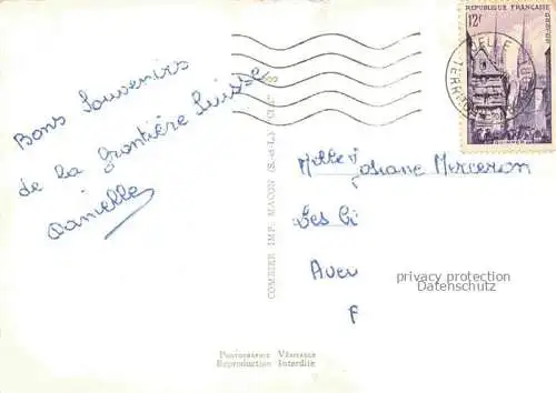 AK / Ansichtskarte Delle_90_Belfort Vues d ensemble Monument vue aerienne 