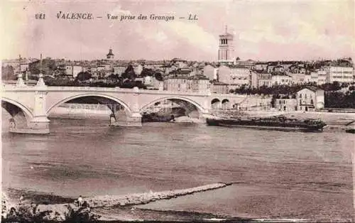 AK / Ansichtskarte VALENCE_ SUR RHONE_26_Drome Vue prise des Granges 