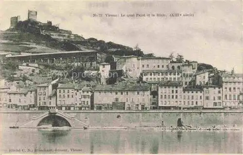 AK / Ansichtskarte VIENNE_38_Isere Le quai Pajot et la Batle 