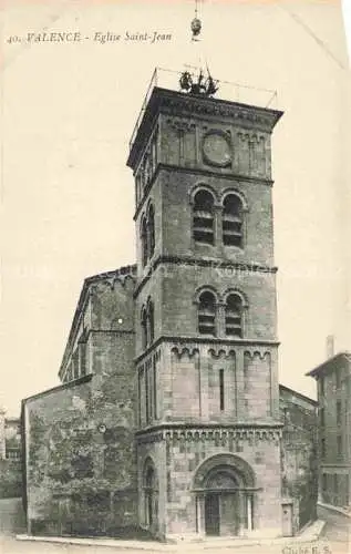 AK / Ansichtskarte VALENCE_ SUR RHONE_26_Drome Eglise Saint Jean 