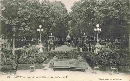 AK / Ansichtskarte VICHY_03_Allier Vue prise de la Terrasse du Casino 