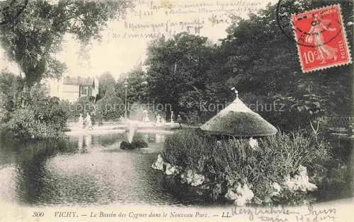 AK / Ansichtskarte VICHY_03_Allier Le Bassins des Cygnes dans le Nouveau Parc 