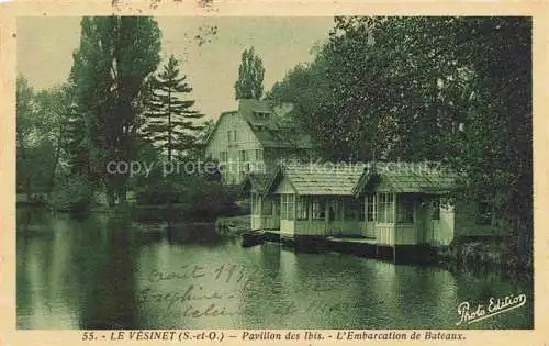 AK / Ansichtskarte Le_Vesinet_ Saint Germain en Laye_78_Yvelines Pavillon des Ibis L Embarcation de Bateaux 