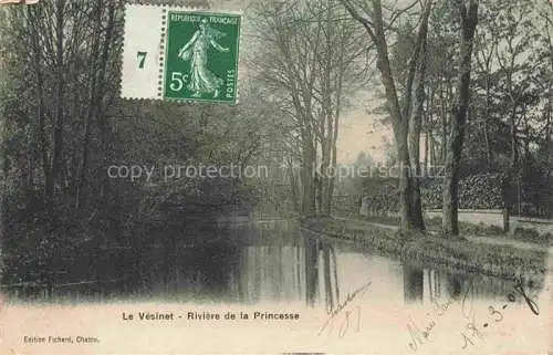 AK / Ansichtskarte Le_Vesinet_ Saint Germain en Laye_78_Yvelines Riviere de la Princesse 