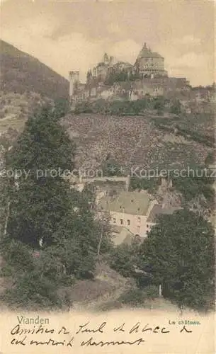 AK / Ansichtskarte Vianden Luxembourg Le Chateau