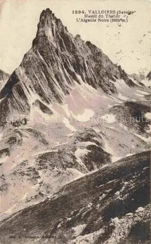 AK / Ansichtskarte Valloires_Valloire_1384m_73_Savoie Massif du Thabor L Aiguille Noire 