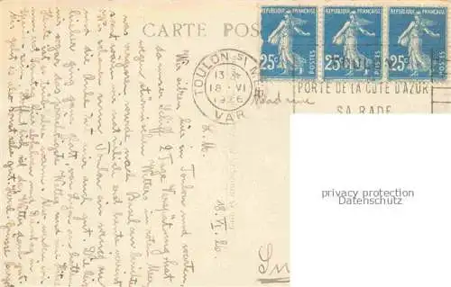 AK / Ansichtskarte TOULON_ SUR MER_83_Var Vue d ensemble des Quais 