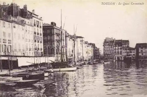 AK / Ansichtskarte TOULON_ SUR MER_83_Var Le Quai Cronstadt 