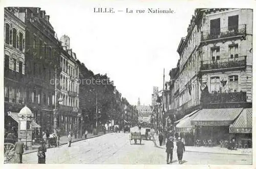 AK / Ansichtskarte LILLE_59_Nord La rue Nationale 