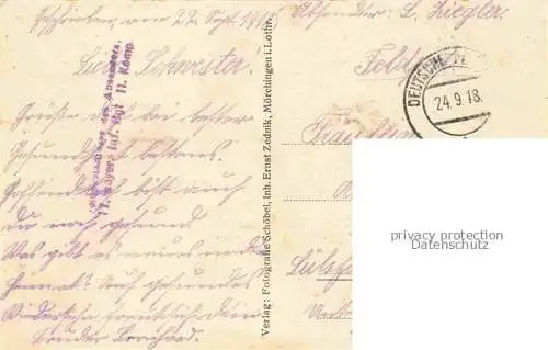 AK / Ansichtskarte Marthille_Martihl_Chateau Salins_57_Moselle Heldengrab  