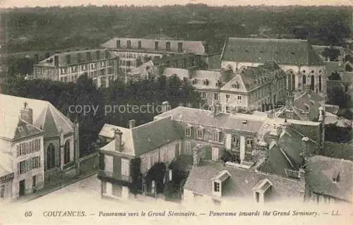 AK / Ansichtskarte Coutances_50_Manche Panorama vers le Grand Seminaire 