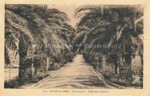 AK / Ansichtskarte ST CYR_ SUR MER_83_Var Les Lecques Allee des Palmiers Feldpost 