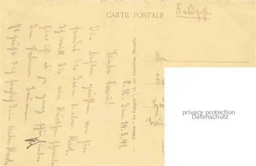 AK / Ansichtskarte ST CYR_ SUR MER_83_Var Les Lecques Allee des Palmiers Feldpost 