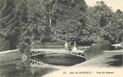 AK / Ansichtskarte Chantilly_60_Oise Pont du hameau 