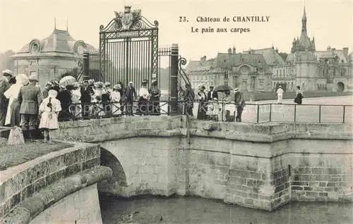 AK / Ansichtskarte Chantilly_60_Oise Chateau de Chantilly Le pain aux carpes 