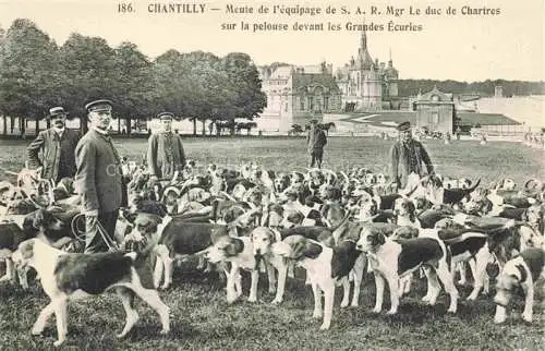 AK / Ansichtskarte Chantilly_60_Oise Meule de l equipage de SAR Mgr Le duc de Chartres 