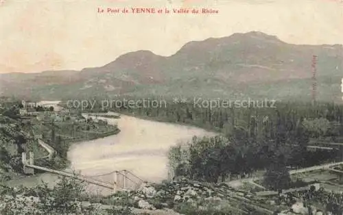 AK / Ansichtskarte Yenne_Chambery_73_Savoie Le Pont de Yenne et la Vallee du Rhone 