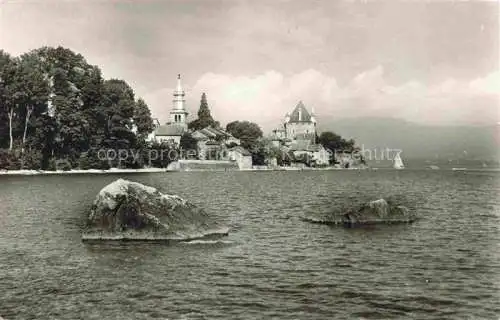 AK / Ansichtskarte Yvoire_Thonon les Bains_74_Haute Savoie Lac Leman Vue generale 