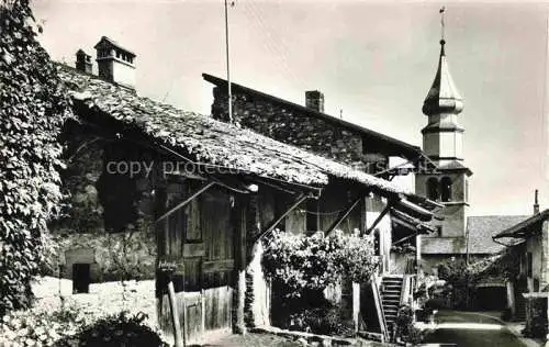 AK / Ansichtskarte Yvoire_Thonon les Bains_74_Haute Savoie Village Medieval Une vieille rue et l Eglise 