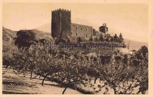 AK / Ansichtskarte Vernet les Bains_Prades_66_Pyrenees Orientales Le vieux chateau et l eglise 