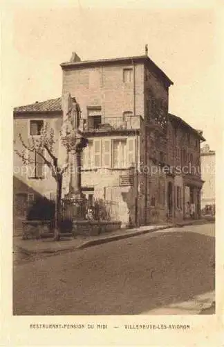 AK / Ansichtskarte Villeneuve__Avignon_84_Vaucluse Restaurant Pension du Midi 
