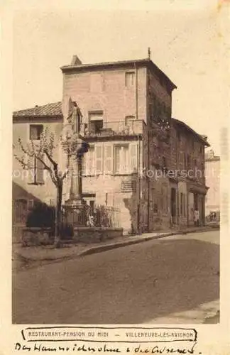 AK / Ansichtskarte Villeneuve__Avignon_84_Vaucluse Restaurant Pension du Midi 