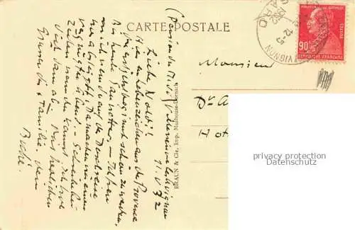 AK / Ansichtskarte Villeneuve__Avignon_84_Vaucluse Restaurant Pension du Midi 
