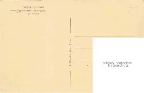 AK / Ansichtskarte Villeneuve__Avignon_84_Vaucluse Musee de Reims par Corot 