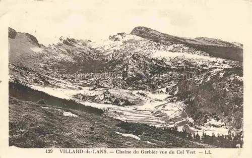 AK / Ansichtskarte Villard de Lans_GRENOBLE_38_Isere Chaine du Gerbier vue du Col Vert 