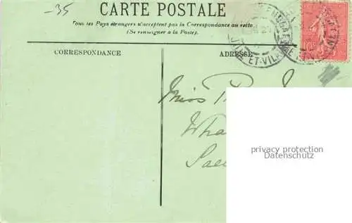 AK / Ansichtskarte La_Vicomte en Dinard_35_Ille et Vilaine Le Chemin de Ronde 