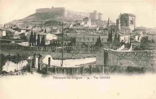 AK / Ansichtskarte Villeneuve__Avignon_84_Vaucluse Vue generale 