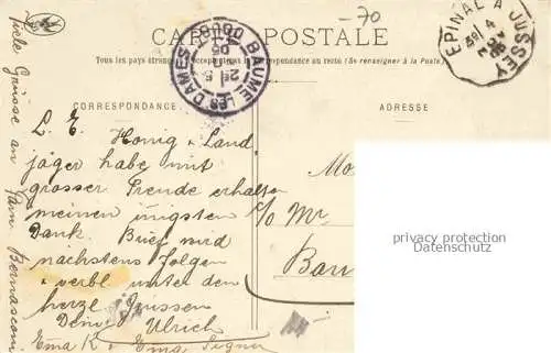 AK / Ansichtskarte Vauvillers_LURE_70_Haute Saone Bosquet de la Vierge 