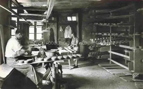 AK / Ansichtskarte Vallauris_GRASSE_06_Alpes Maritimes Interieur d une poterie 