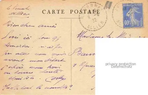 AK / Ansichtskarte Vernet_Allier_Le_Vichy_03_Allier Chateau du Vernet 