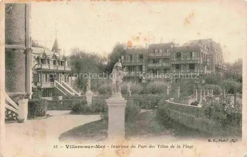 AK / Ansichtskarte Villers sur Mer_Lisieux_14_Calvados Interieur du Parc des Villas de la Plage 
