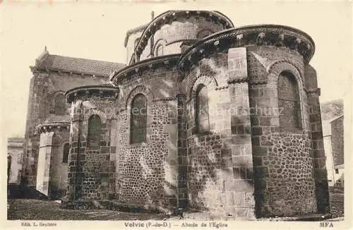 AK / Ansichtskarte Volvic_Riom_63_Puy de Dome Abside de l Eglise 